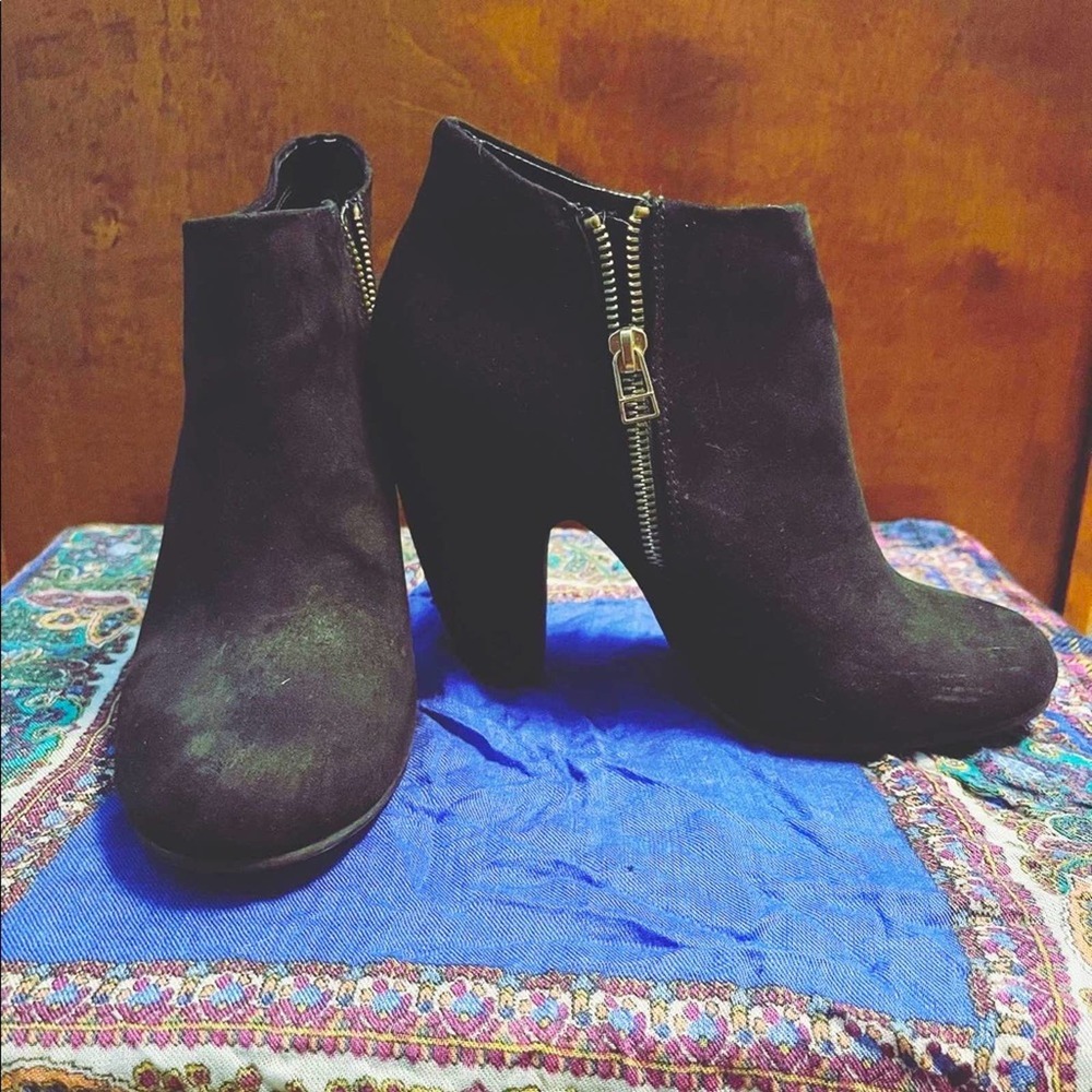 Bongo black womens booties